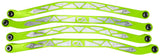 CA Tech USA Cam-Am X3 High Clearance Radius Rods are the largest and thickest rods on the market providing strength, dependability, and affordability. 1.25 inches thick and 1.5 inches high. Built with FK Brand Spherical bearings. Kit contains four high clearance rods for the highest ground clearance.