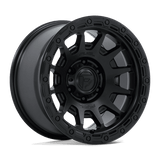 FORTRESS 17X8.5 5X5 71 +25 M-BLK G-BLK
