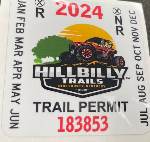 HillBilly Trail Permits