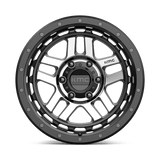 KM540 18X8.5 6X135 S-BLK MACH 00MM