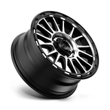 KM542 17X8 5X4.25 S-BLK MACH 38MM