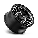 KM542 17X8.5 6X5.5 S-BLK MACH 00MM