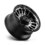 KM542 17X8.5 8X180 S-BLK MACH 00MM