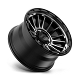 KM542 17X9 6X5.5 S-BLK MACH -12MM