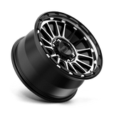 KM542 17X9 6X5.5 S-BLK MACH 18MM