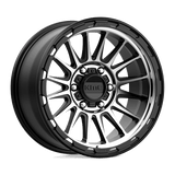 KM542 18X9 6X5.5 S-BLK MACH 00MM