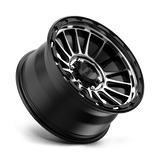 KM542 18X9 6X5.5 S-BLK MACH 00MM