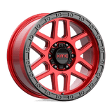 KM544 18X9 6X5.5 C-RED BLK-LP 18MM