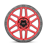 KM544 17X9 5X5.0 C-RED BLK-LP 18MM
