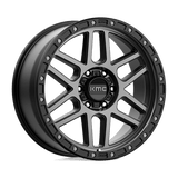 KM544 17X9 6X4.5 S-BLK GTCC 18MM CB 66.1