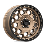 KM545 17X9 6X5.5 M-BRZ BLK LP -12MM