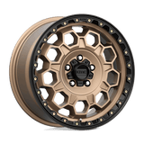 KM545 17X8 5X4.25 M-BRZ BLK LP 38MM