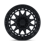 CRUX 17X8.5 6X4.5 66 +25 BLK-OUT