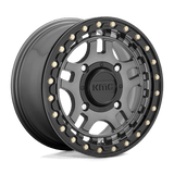 RECON UTV BL 14X7 4X137 G-MTL BLK-RG +38