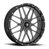PORTAL UTV 24X7 4X156 115 G-BLK-MILL +0