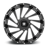 BLADE UTV 20X7 4X156 115 G-BLK-MILL +0