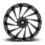BLADE UTV 22X7 4X156 115 G-BLK-MILL +0