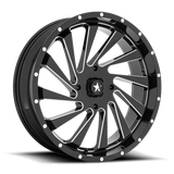 BLADE UTV 22X7 4X156 115 G-BLK-MILL +0