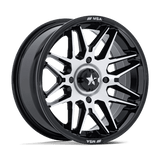 RADAR UTV 15X7 5X4.5 72 +10 G-BLK-MCH