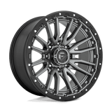 REBEL 22X10 8X180 124 -18 M-GMTL-BLK-RG