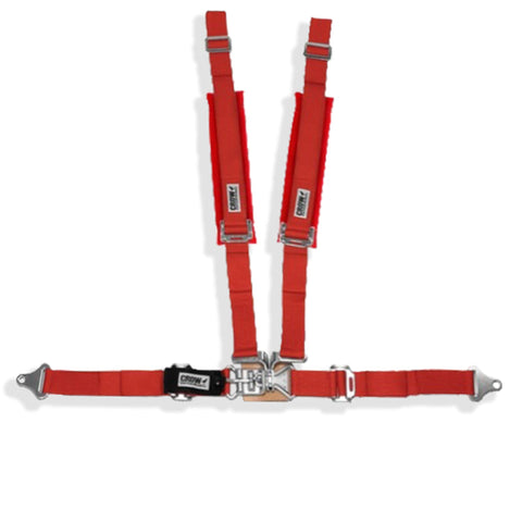 Crow Restraint Systems [#28908 var] (No Sub Belt)(No Sternum Buckle)(Red Straps With Red Pads)